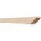 Ekena Millwork 6in. W x 4in. H x 36in. L Concord Woodgrain TimberThane Rafter Tail, Primed Tan RFTUR06X04X36CONRCPR - alternate 1